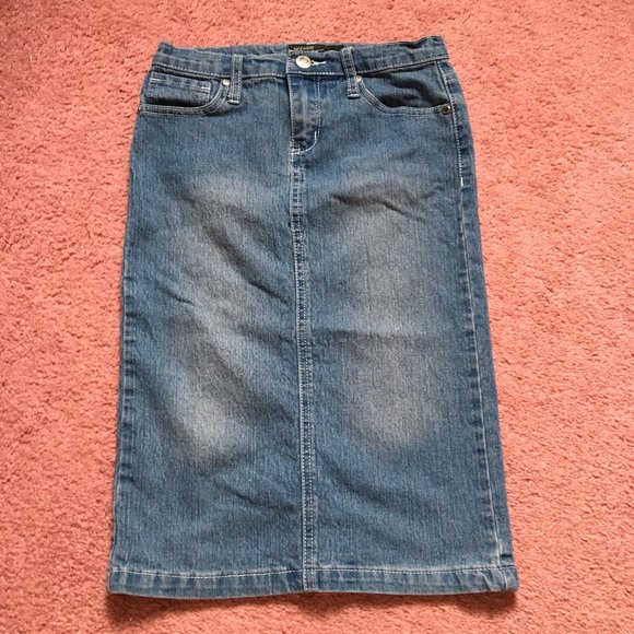 no fuze denim skirts